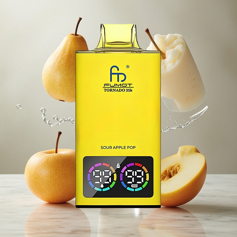 Descubre el Sabor Revolucionario del Fumot Tornado 35000 - Sour Apple Pop